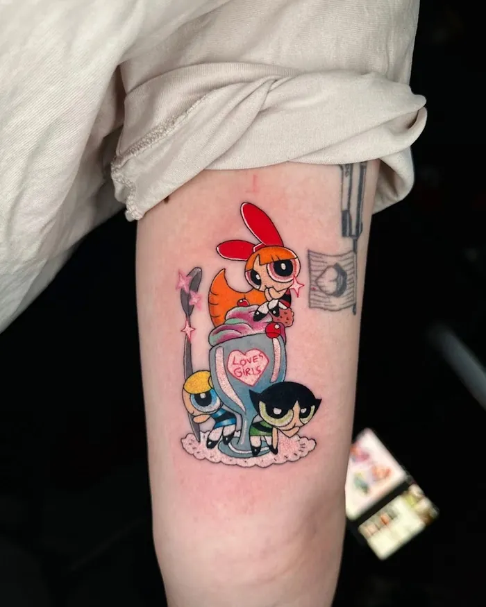 Minimal tattoo detail